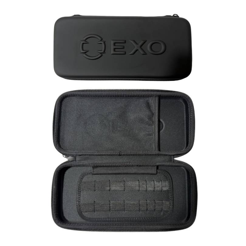 EXO Golf Glove case - image of it closed and open to show what customer is buying