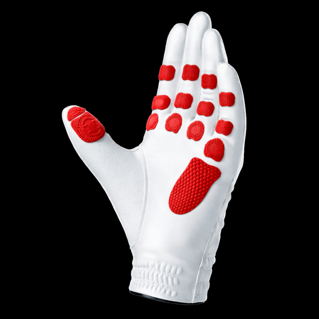 The EXO Golf Glove: White & Red